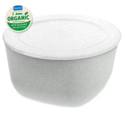Koziol ORGANIC CONNECT BOX 4 - Box Mit Deckel 4l In Organic Grey-organic White