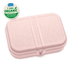 Koziol ORGANIC PASCAL L * - Lunchbox Mit Trennsteg In Organic Pink