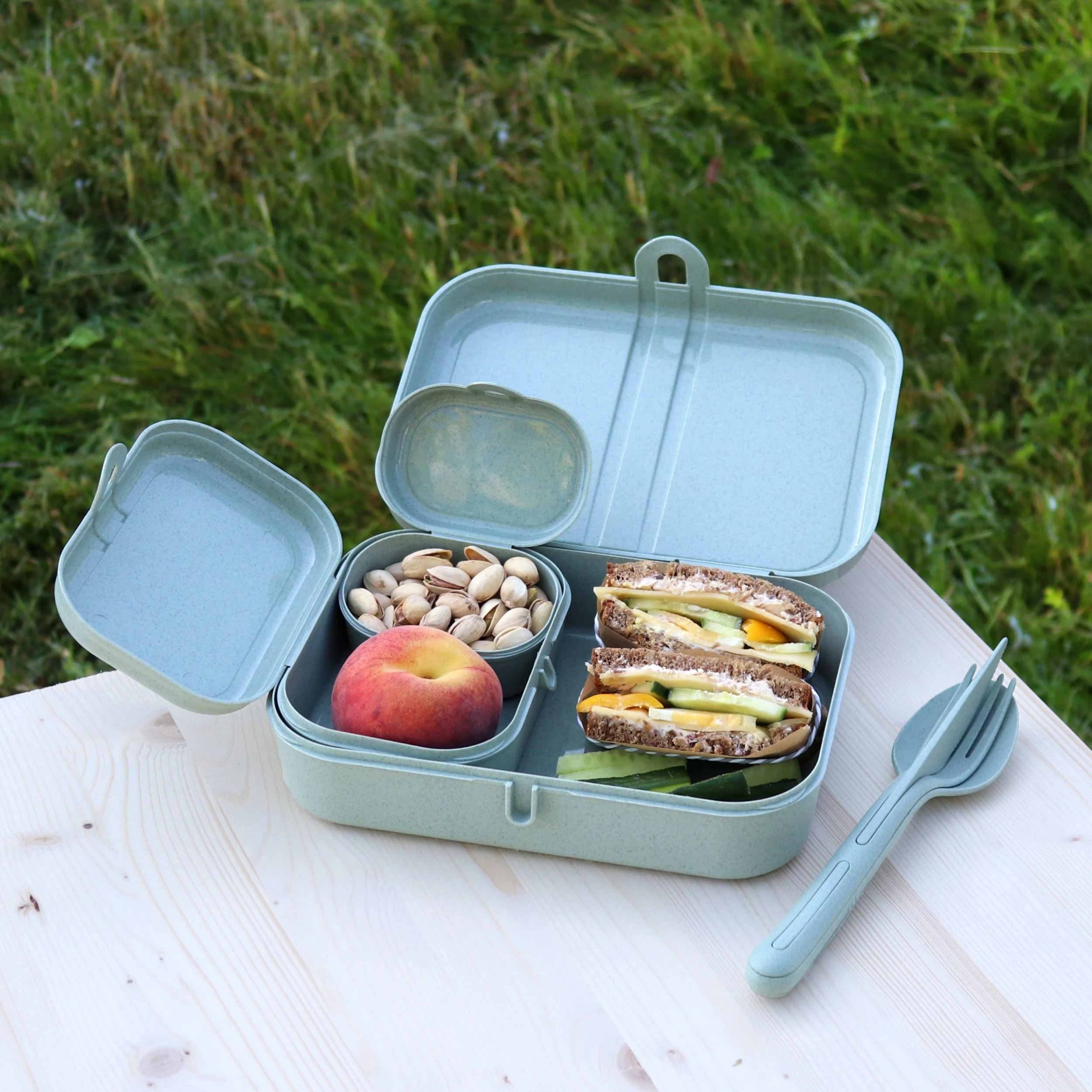 Koziol ORGANIC PASCAL MINI * - Lunchbox In Organic Green 3 Koziol ORGANIC PASCAL MINI * - Lunchbox In Organic Green – Bild 3