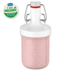 Koziol ORGANIC PLOPP TO GO MINI - Trinkflasche 200ml In Organic Pink