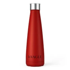 La Vague GRAVITY Edelstahl-Isolierflasche In Cherry Red