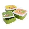 Ladelle 3er Set Kinder Lunchbox Jungle In Grün