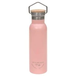 Lässig Isolierte Edelstahl 460 Ml - Trinkflasche In Rose