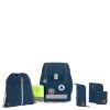 Lässig School Set Boxy Unique - Schulranzen Set 7tlg. In Navy