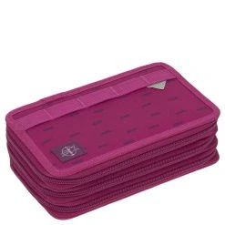 Lässig Zubehör Triple Pencil Case Unique - Mäppchen 21 Cm Befüllt In Speckles Berry