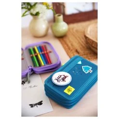 Lässig Zubehör Triple Pencil Case Unique - Mäppchen 21 Cm Befüllt In Violet/Lavender -Yeaz Geschäft lassig zubehor triple pencil case unique mappchen 21 cm befullt in violet lavender 6