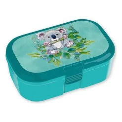 Lutz Mauder Brotdose "Koala" In Türkis - (L)16,5 X (B)10,5 X (H)6,5 Cm