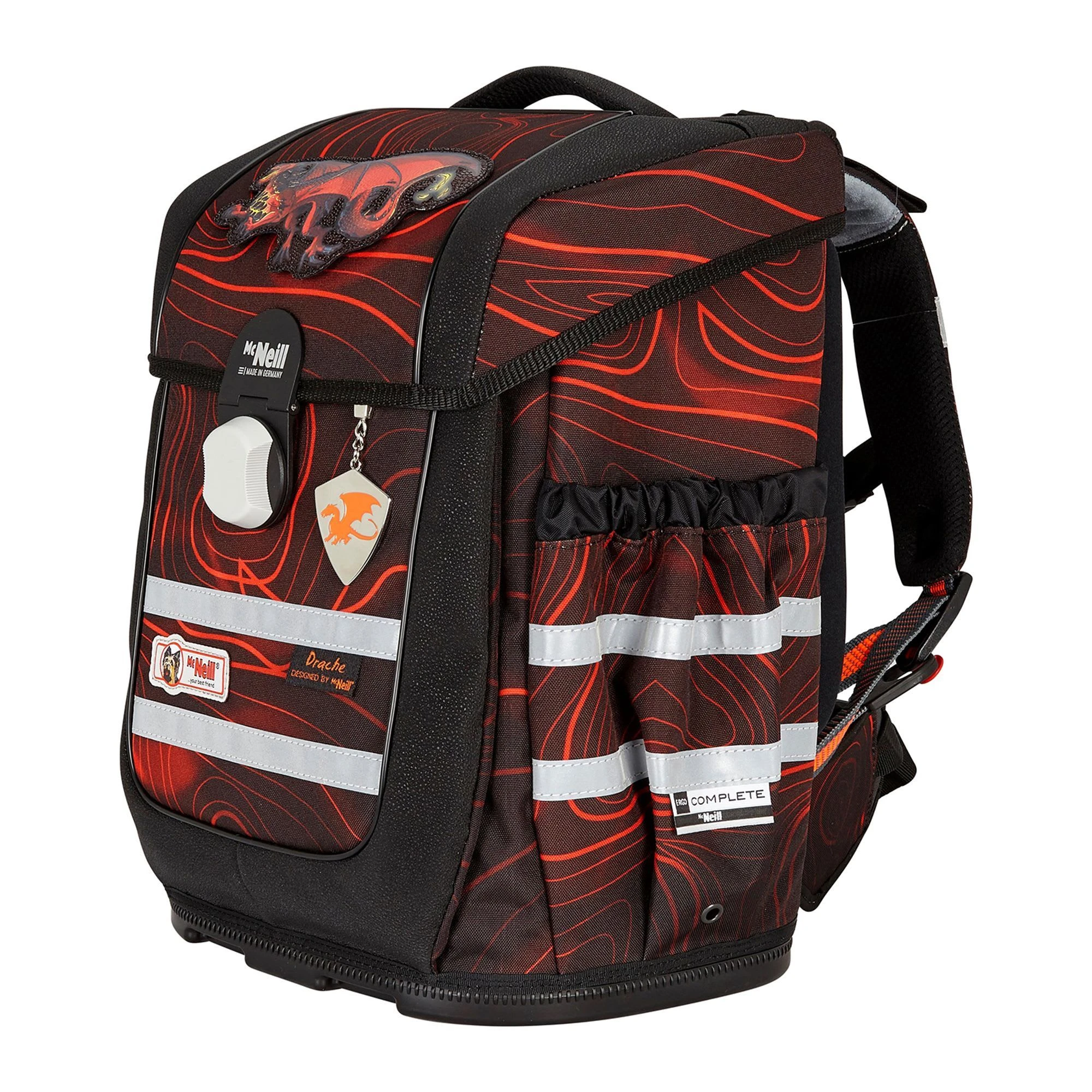 McNeill Ergo Complete Schulranzen-Set 4tlg. In Drache 2 McNeill Ergo Complete Schulranzen-Set 4tlg. In Drache – Bild 2