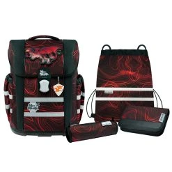 McNeill Ergo Mac 2 Schulranzen-Set 4tlg. In Drache