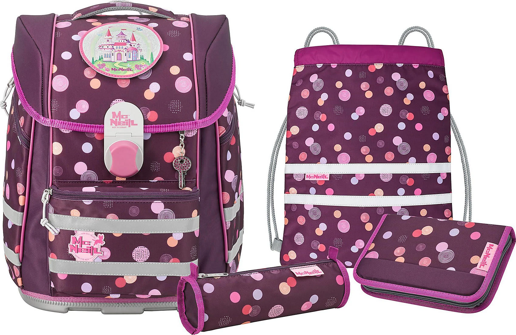 McNeill Schulranzenset BIGGY Rubyy, 5-tlg. (2023) 2 McNeill Schulranzenset BIGGY Rubyy, 5-tlg. (2023) – Bild 2