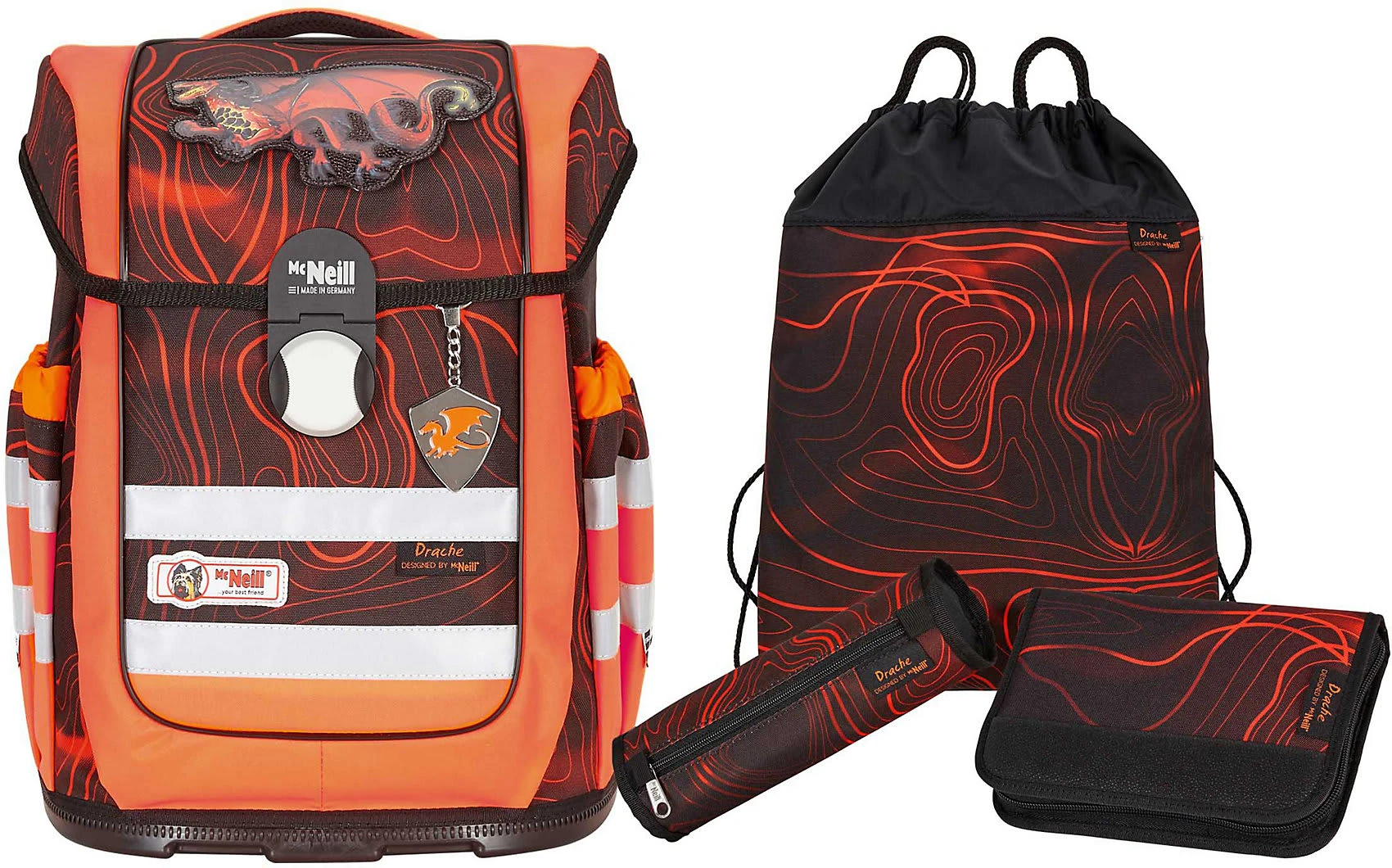 McNeill Schulranzenset ERGO COMPLETE DIN Drache, 5-tlg. (2023) 2 McNeill Schulranzenset ERGO COMPLETE DIN Drache, 5-tlg. (2023) – Bild 2
