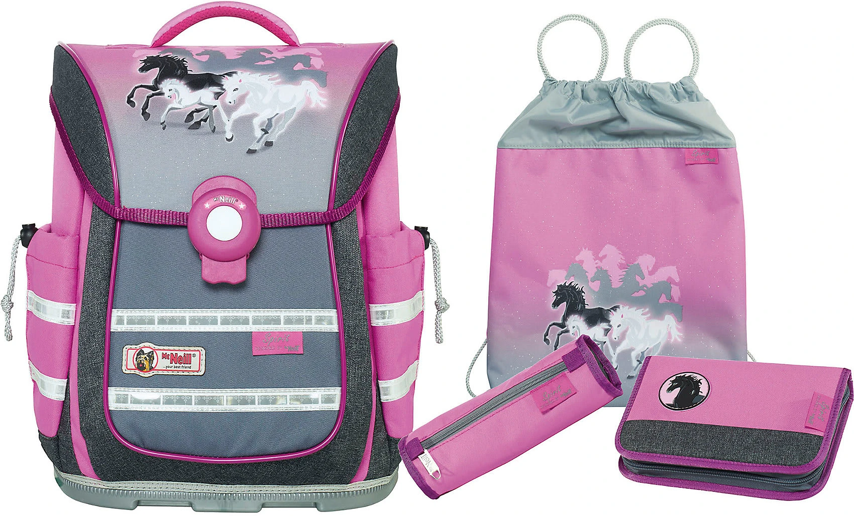 McNeill Schulranzenset ERGO PURE FLEX Spirit, 4-tlg. (Kollektion 2020) 2 McNeill Schulranzenset ERGO PURE FLEX Spirit, 4-tlg. (Kollektion 2020) – Bild 2