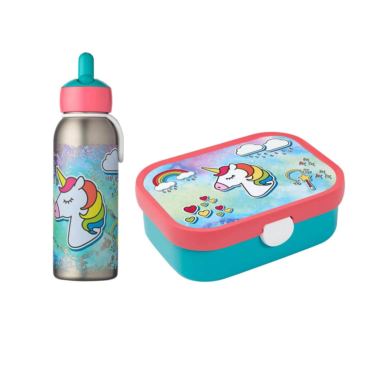 Mepal 2er Set Brotdose + Thermoflasche Campus In Einhorn 2 Mepal 2er Set Brotdose + Thermoflasche Campus In Einhorn – Bild 2