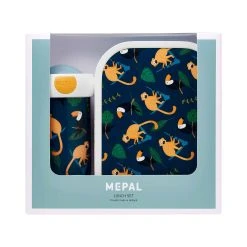 Mepal 2er Set Brotdose + Verschlussbecher Campus 300 Ml + 700 Ml In Jungle