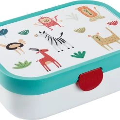 Mepal Brotdose Campus Animal Friends, Inkl. Bento-Einsatz & Snackgabel