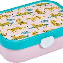 Mepal Brotdose Campus Leopard, Inkl. Bento-Einsatz & Snackgabel
