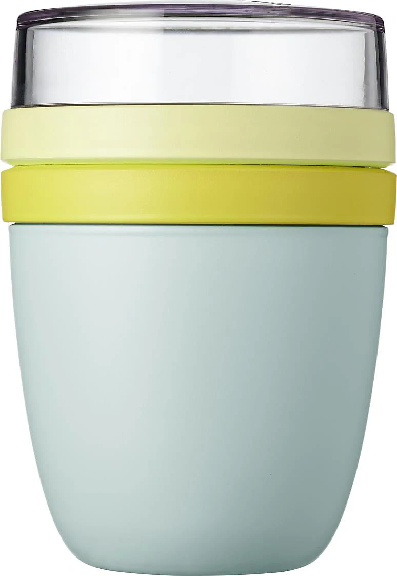 Mepal Lunchpot Ellipse Lemon Vibe, 500 Ml & 200 Ml 1 Mepal Lunchpot Ellipse Lemon Vibe, 500 Ml & 200 Ml