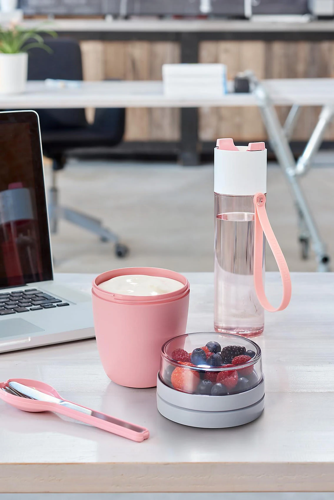 Mepal Lunchpot Ellipse Nordic Pink, 500 Ml & 200 Ml 2 Mepal Lunchpot Ellipse Nordic Pink, 500 Ml & 200 Ml – Bild 2