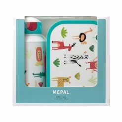 Mepal Pausenset Campus Animal Friends Trinkflasche Pop-up 400 Ml Und Brotdose... -Yeaz Geschäft mepal pausenset campus animal friends trinkflasche pop up 400 ml und brotdose 1