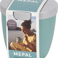 Mepal Snackpot Ellipse Nordic Green, 500 Ml -Yeaz Geschäft mepal snackpot ellipse nordic green 500 ml 1