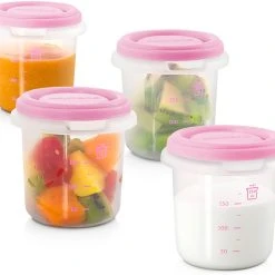 Miniland Aufbewahrungsbehälter Hermisized, 250 Ml, Rosa, 4-tlg. -Yeaz Geschäft miniland aufbewahrungsbehalter hermisized 250 ml rosa 4 tlg 1