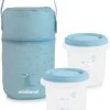 Miniland Isoliertasche Inkl. 2 Aufbewahrungsbehälter Hermisized, 250 Ml, Azurblau,...
