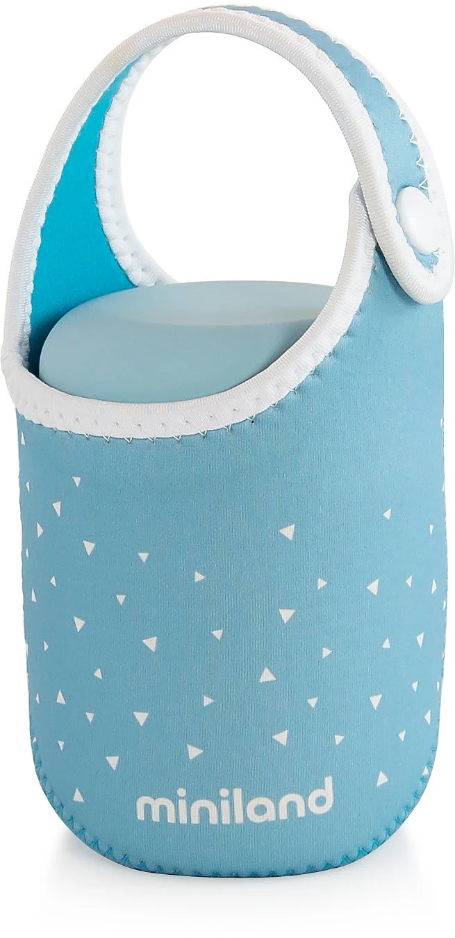 Miniland Thermobehälter Silky Thermo Food, 280 Ml, Azurblau 4 Miniland Thermobehälter Silky Thermo Food, 280 Ml, Azurblau – Bild 4