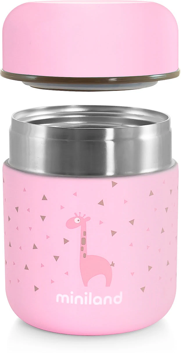 Miniland Thermobehälter Silky Thermo Food, 280 Ml, Rosa 3 Miniland Thermobehälter Silky Thermo Food, 280 Ml, Rosa – Bild 3