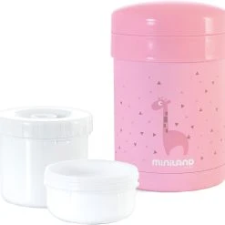 Miniland Thermobehälter Thermetic, 600 Ml, Pink