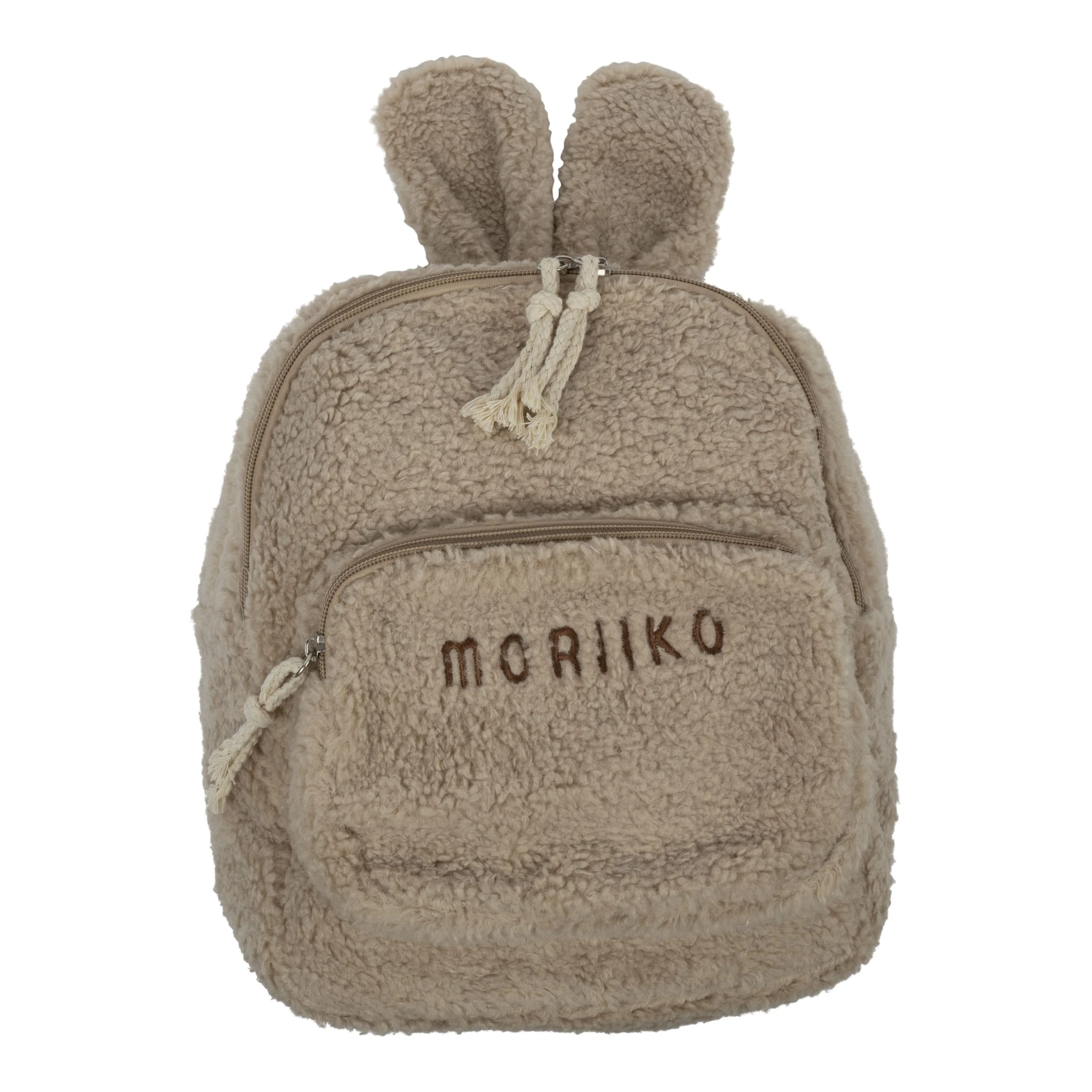 MORIIKO Kids Backpack Doeskin Cm In Beige 1 MORIIKO Kids Backpack Doeskin Cm In Beige