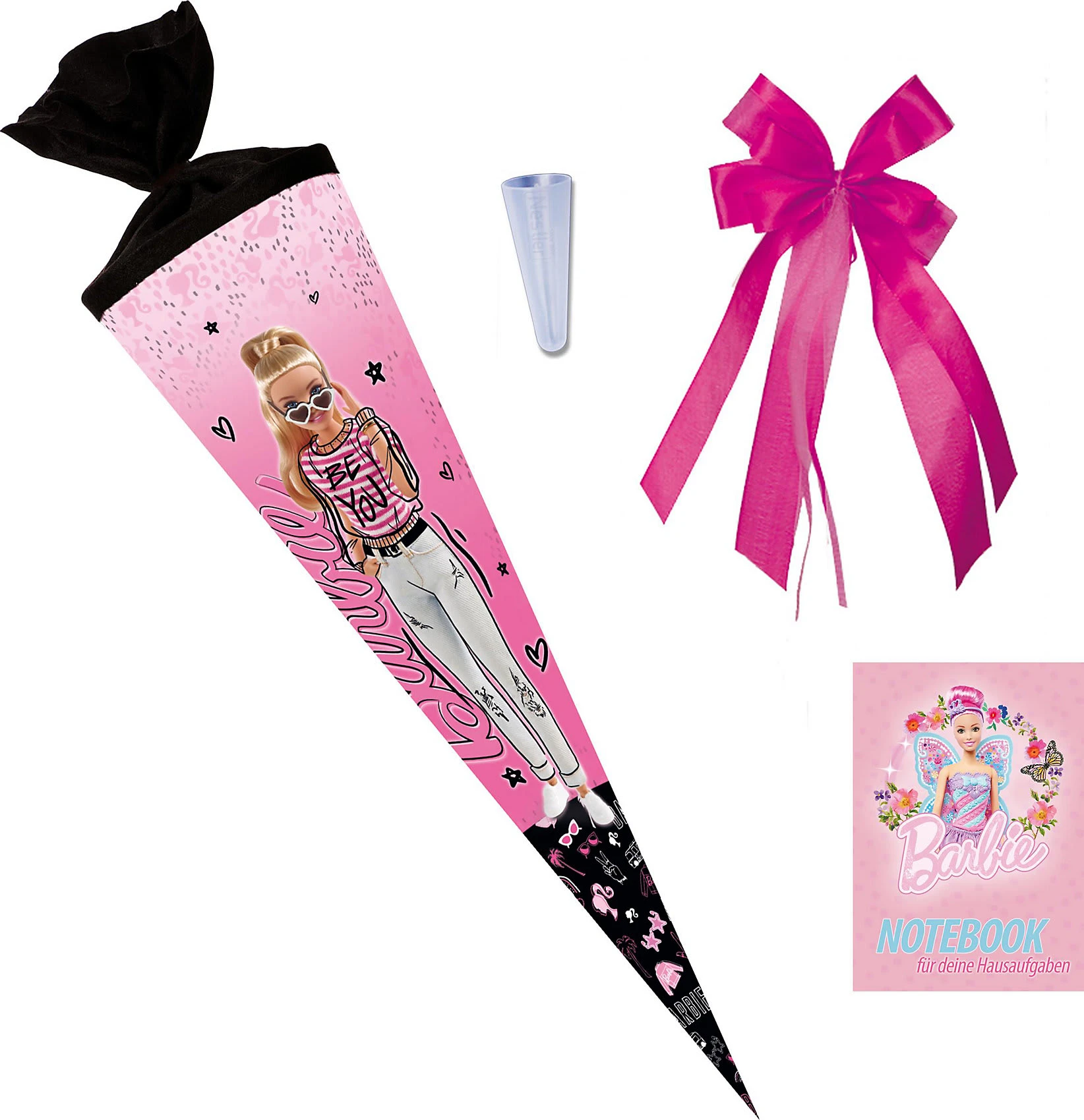 Nestler Schultüten-Set Barbie Vibes, 4-tlg., 70 Cm 2 Nestler Schultüten-Set Barbie Vibes, 4-tlg., 70 Cm – Bild 2