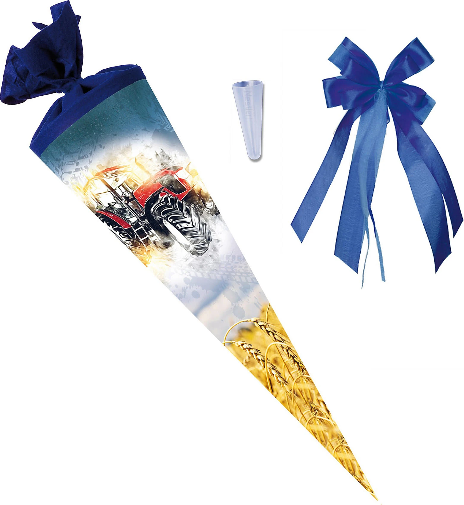 Nestler Schultüten-Set Traktor, 3-tlg., 70 Cm 2 Nestler Schultüten-Set Traktor, 3-tlg., 70 Cm – Bild 2