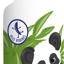 P:OS Edelstahl-Trinkflasche Blue Bananas Kids Panda, Doppelwandig, 350 Ml
