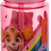 P:OS Trinkflasche PAW Patrol Girls, Mit Strohhalm