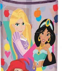 P:OS Tritan-Trinkflasche Disney Princess, 530 Ml, Inkl. Trinkhalm