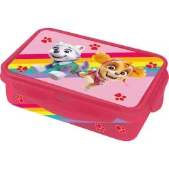 Lunchbox "Paw Patrol" In Pink - (B)18,5 X (H)7 X (T)11,5 Cm