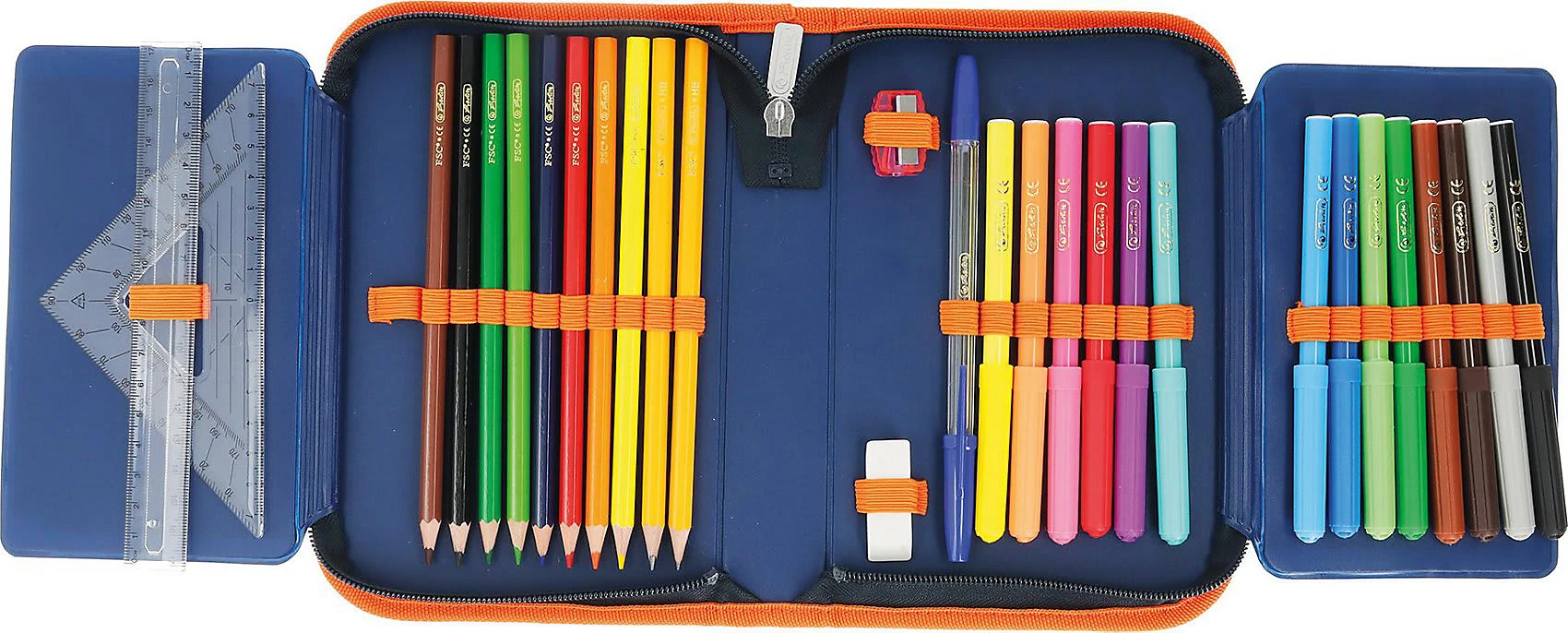 Pelikan Federmäppchen Galaxy Game, Befüllt, 31-tlg. 2 Pelikan Federmäppchen Galaxy Game, Befüllt, 31-tlg. – Bild 2