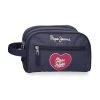 Pepe Jeans Kosmetiktasche In Blau - (B)26 X (H)16 X (T)12 Cm