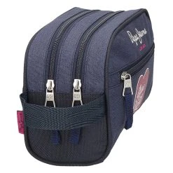 Pepe Jeans Kosmetiktasche In Blau - (B)26 X (H)16 X (T)12 Cm -Yeaz Geschäft pepe jeans kosmetiktasche in blau b 26 x h 16 x t 12 cm 2