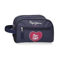 Pepe Jeans Kosmetiktasche In Blau - (B)26 X (H)16 X (T)12 Cm
