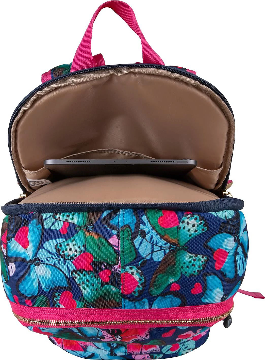 Pick & PACK Freizeitrucksack L Beautiful Butterfly, Navy 6 Pick & PACK Freizeitrucksack L Beautiful Butterfly, Navy – Bild 6