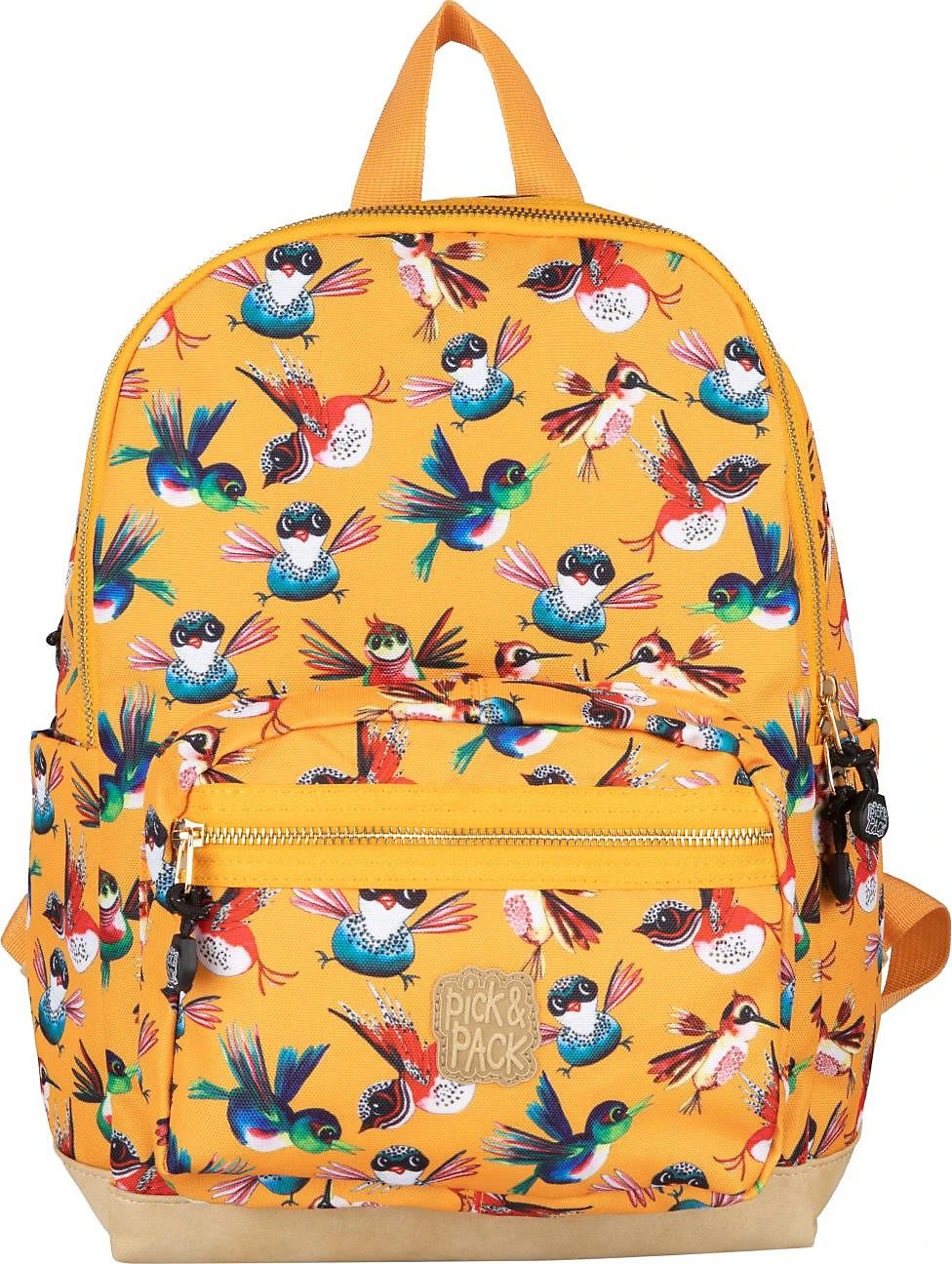 Pick & PACK Freizeitrucksack M Birds Citrus 2 Pick & PACK Freizeitrucksack M Birds Citrus – Bild 2