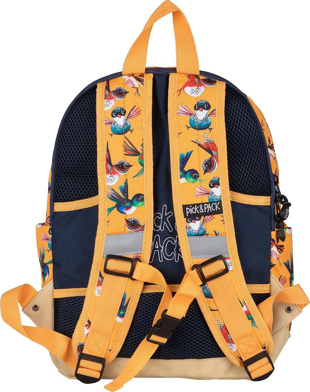 Pick & PACK Freizeitrucksack M Birds Citrus 4 Pick & PACK Freizeitrucksack M Birds Citrus – Bild 4