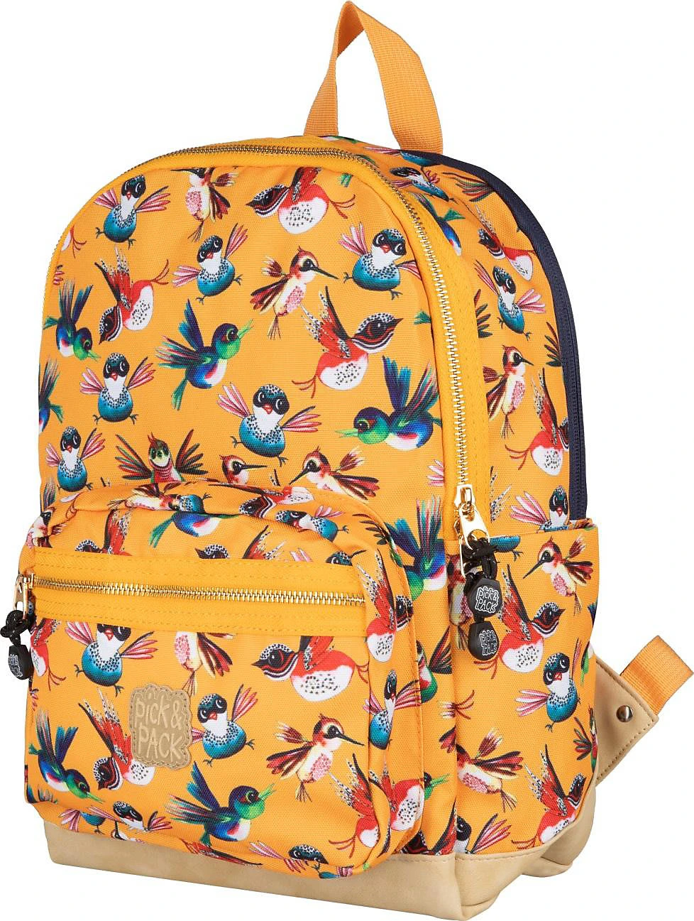 Pick & PACK Freizeitrucksack M Birds Citrus 1 Pick & PACK Freizeitrucksack M Birds Citrus