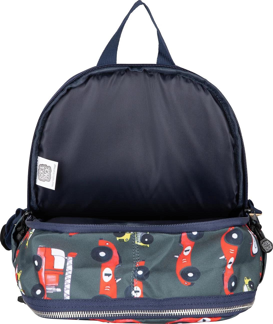 Pick & PACK Freizeitrucksack M Cars, Leaf Green 6 Pick & PACK Freizeitrucksack M Cars, Leaf Green – Bild 6