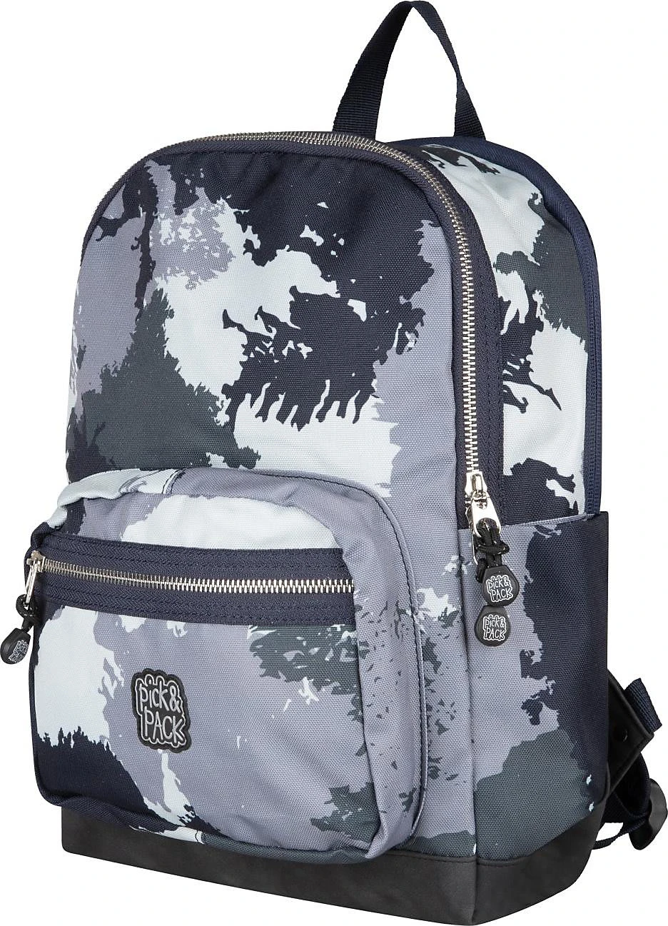 Pick & PACK Freizeitrucksack M Faded Camo Grey 1 Pick & PACK Freizeitrucksack M Faded Camo Grey