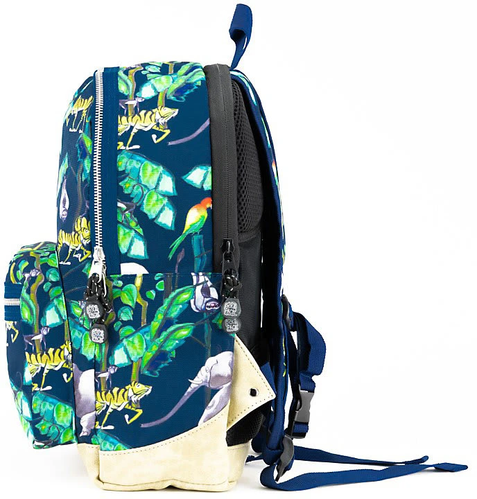 Pick & PACK Freizeitrucksack M Happy Jungle Navy 4 Pick & PACK Freizeitrucksack M Happy Jungle Navy – Bild 4