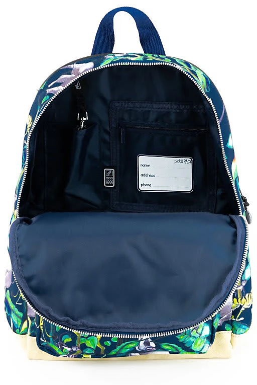Pick & PACK Freizeitrucksack M Happy Jungle Navy 5 Pick & PACK Freizeitrucksack M Happy Jungle Navy – Bild 5