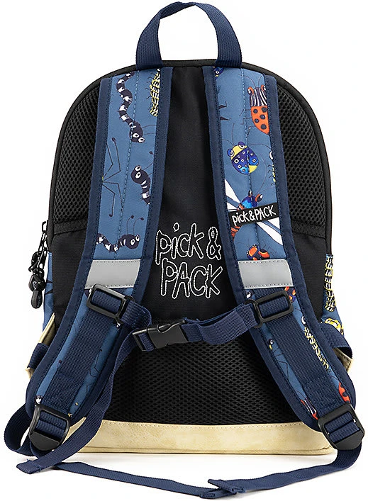 Pick & PACK Freizeitrucksack M Insect Petrol 2 Pick & PACK Freizeitrucksack M Insect Petrol – Bild 2