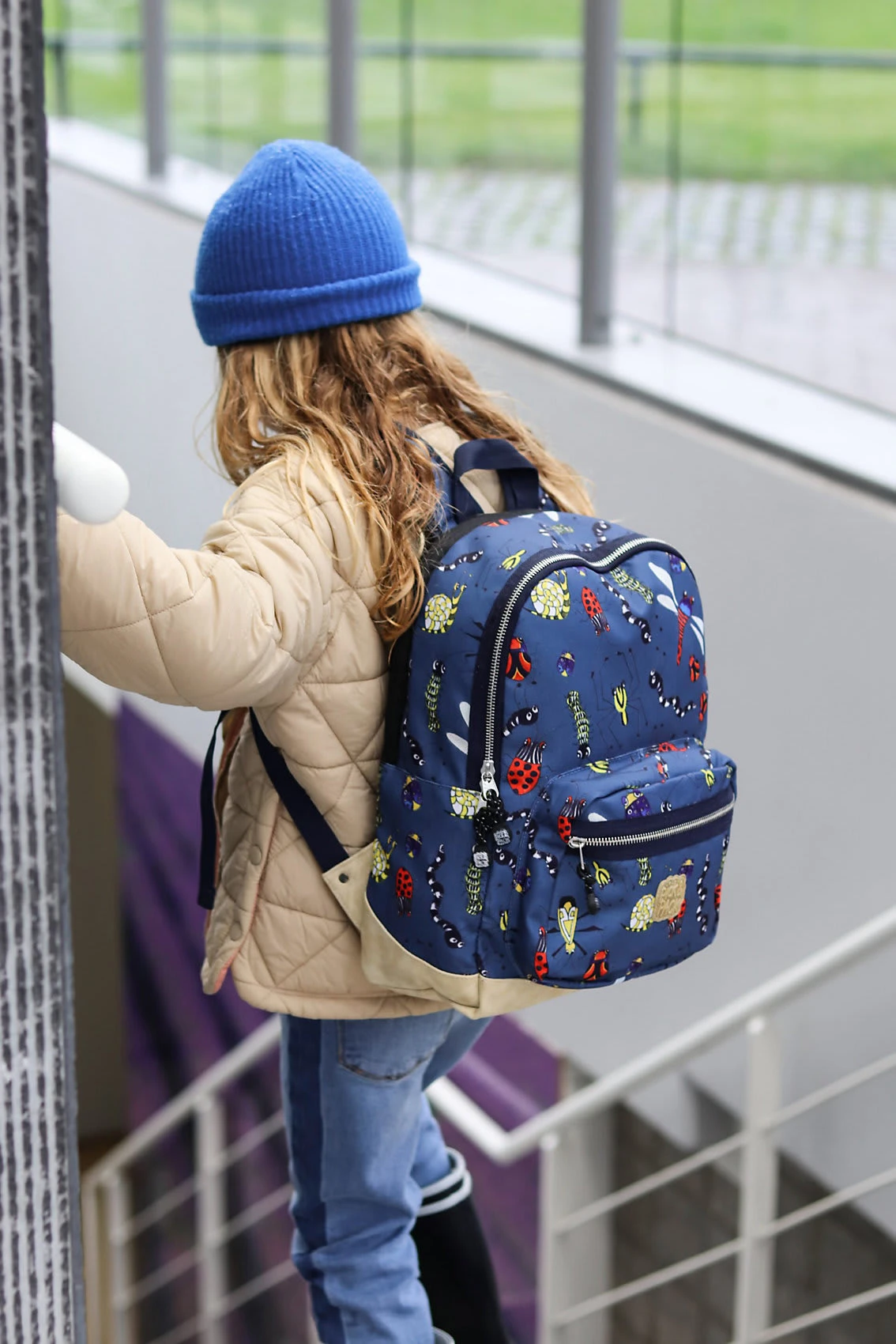 Pick & PACK Freizeitrucksack M Insect Petrol 6 Pick & PACK Freizeitrucksack M Insect Petrol – Bild 6